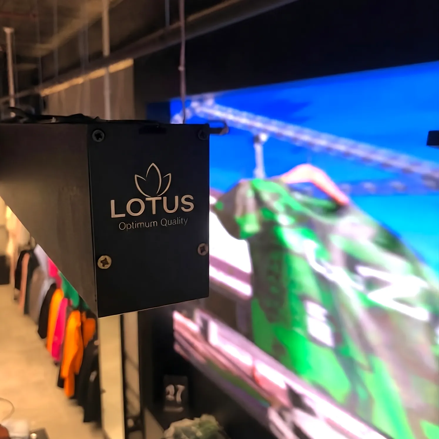 lotus linear profile led suspended
